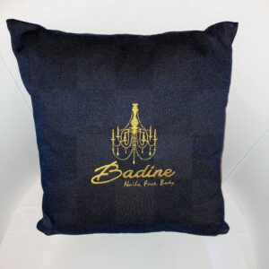 Coussin brodé personnalisé