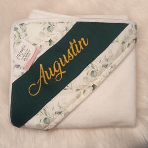 cape de bain éponge bambou