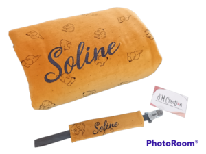 Couverture bébé en minkee et coton, douce et enveloppante dès la naissance Couverture bébé fait main, côté minkee tout doux et tissu coton Couverture bébé personnalisée avec prénom, idéale pour le sommeil et les balades Couverture bébé artisanale, chaude et confortable pour les siestes