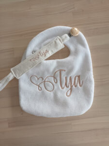 bavoir personnalise prenom