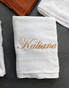 essuie brode personnalisé